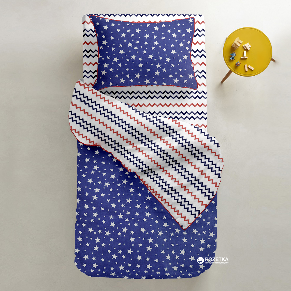 Комплект постельного белья Cosas Бязь Премиум Star Blue Zig 155х215
Комплект постельного белья Cosas Бязь Премиум Star Blue Zig 155х215