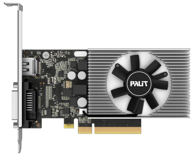 Palit PCI-Ex GeForce GT 1030 2GB DDR4 (64bit) (1151/2100) (DVI, HDMI) (NEC103000646-1082F)
Palit PCI-Ex GeForce GT 1030 2GB DDR4 (64bit) (1151/2100) (DVI, HDMI) (NEC103000646-1082F)