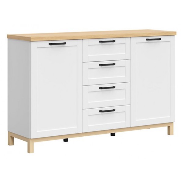 Комод KOM2D4S в гостиную, в спальню, в детскую из ДСП Haga BRW (Black Red White) Польша
Комод KOM2D4S в гостиную, в спальню, в детскую из ДСП Haga BRW (Black Red White) Польша