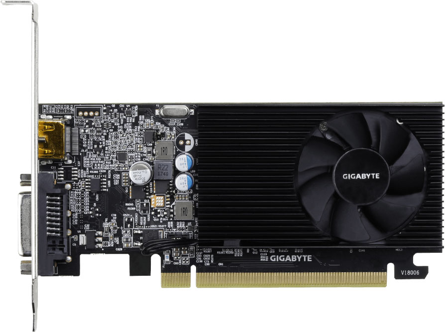 Gigabyte PCI-Ex GeForce GT 1030 Low Profile 2GB DDR4 (64bit) (1151/2100) (DVI, HDMI) (GV-N1030D4-2GL)
Gigabyte PCI-Ex GeForce GT 1030 Low Profile 2GB DDR4 (64bit) (1151/2100) (DVI, HDMI) (GV-N1030D4-2GL)