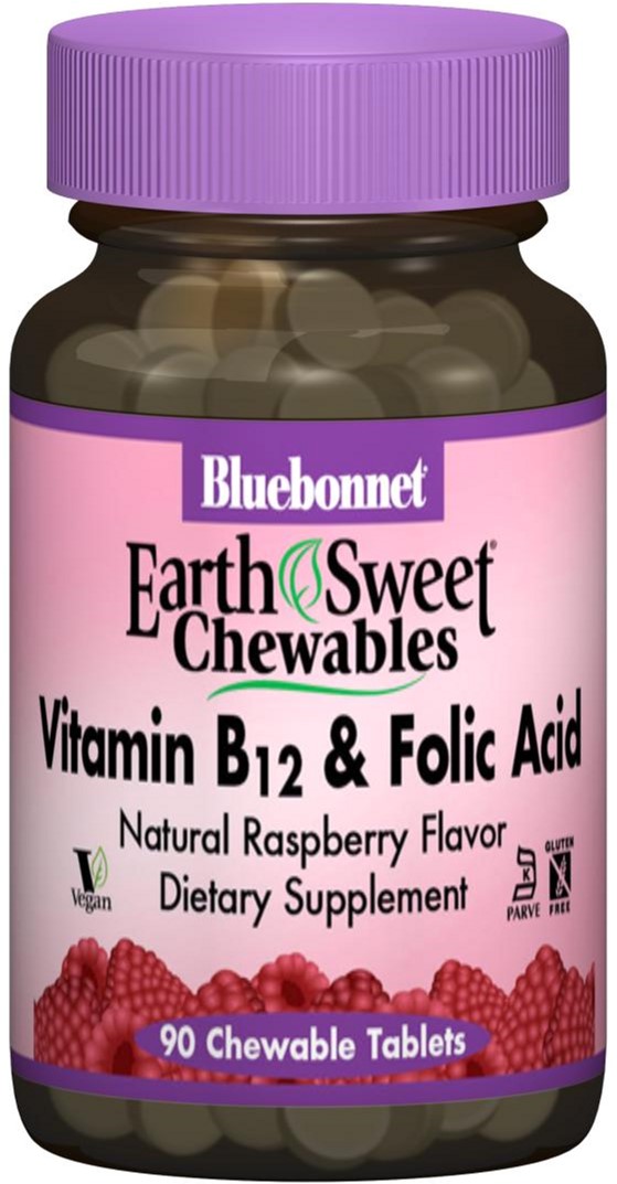 Витамины Bluebonnet Nutrition Earth Sweet Chewables Витамин В12 и фолиевая кислота Малина 90 жевательных таблеток (743715004344)
Витамины Bluebonnet Nutrition Earth Sweet Chewables Витамин В12 и фолиевая кислота Малина 90 жевательных таблеток (743715004344)