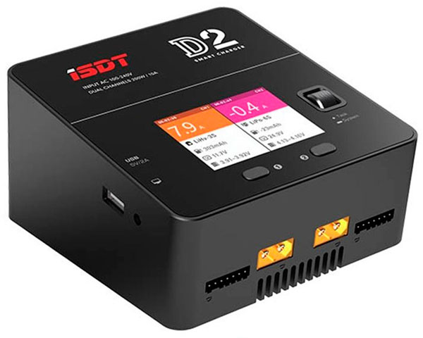 Зарядное устройство ISDT D2 Dual XT60 AC 100-240 В 12 A 200 Вт 1-6S (ISDT D2)
Зарядное устройство ISDT D2 Dual XT60 AC 100-240 В 12 A 200 Вт 1-6S (ISDT D2)