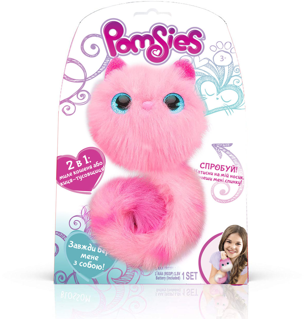 Игровой набор с интерактивной кошечкой Pomsies Пинки (свет, звук) (01951-Bl) розовый
Игровой набор с интерактивной кошечкой Pomsies Пинки (свет, звук) (01951-Bl) розовый