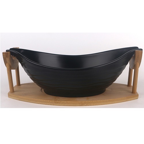 Фруктовница на бамбуковой подставке STN Black Classic 36 х 21 х 14 см (MC3653-14)
Фруктовница на бамбуковой подставке STN Black Classic 36 х 21 х 14 см (MC3653-14)