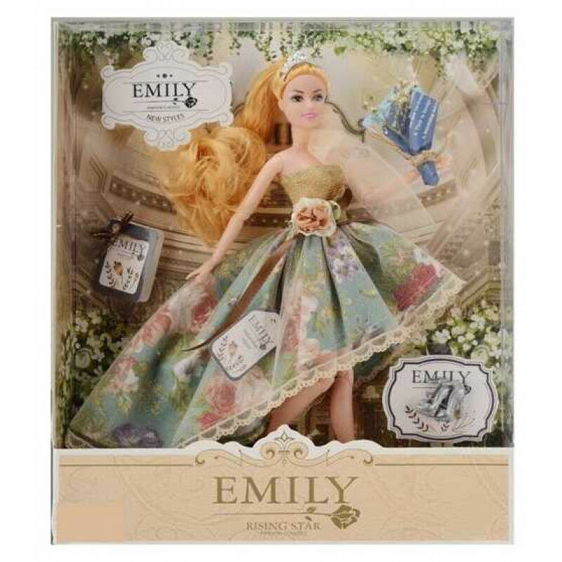 Шарнирная Кукла Emily в нарядном платье со шлейфом, блондинка с длинными вьющимися волосами QJ 078 D
Шарнирная Кукла Emily в нарядном платье со шлейфом, блондинка с длинными вьющимися волосами QJ 078 D