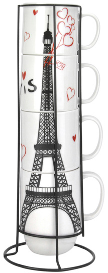 Набор кружек Limited Edition Paris на металлической подставке 4 шт (B1163-09359-4)
Набор кружек Limited Edition Paris на металлической подставке 4 шт (B1163-09359-4)