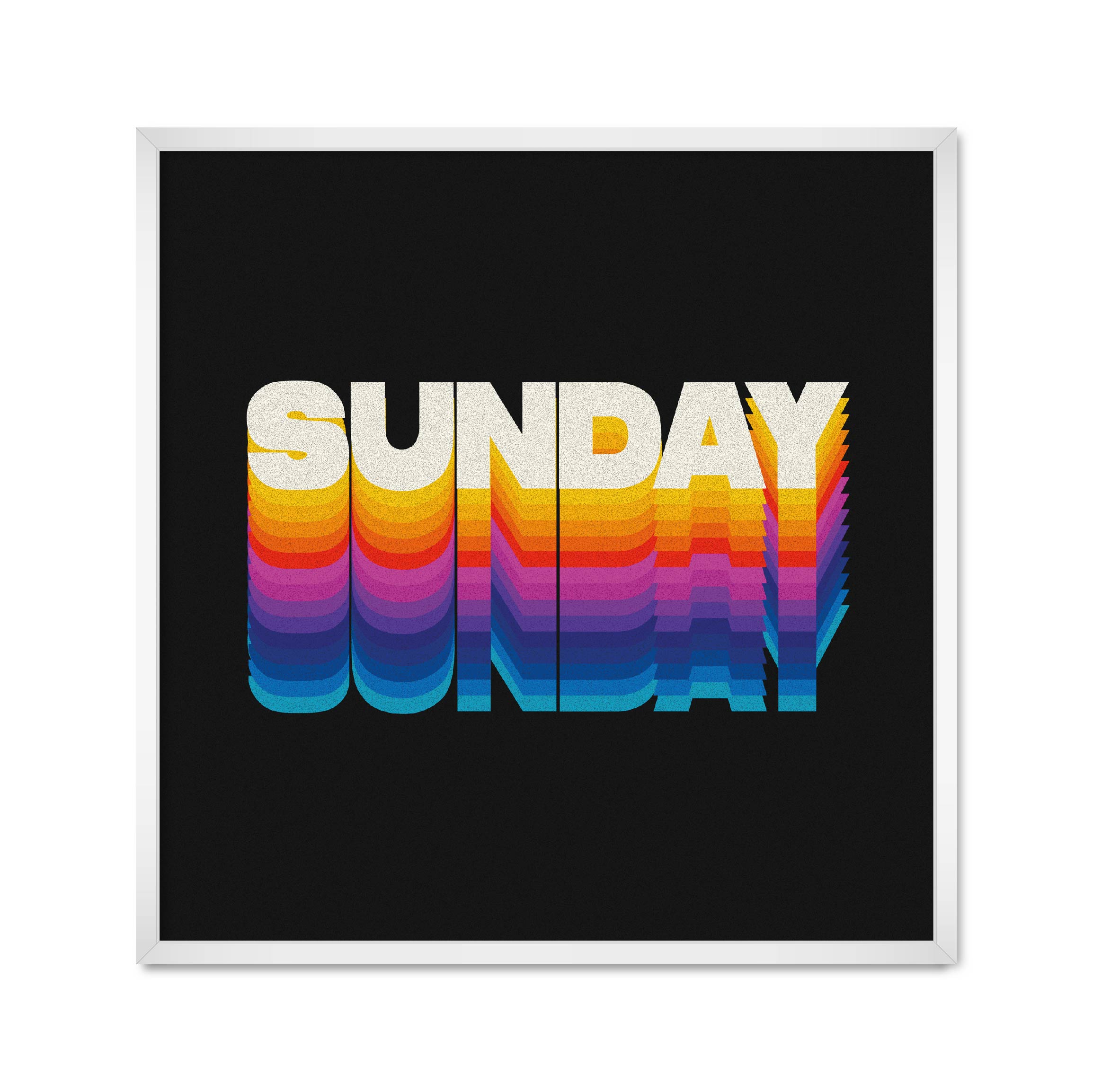 Постер "Sunday" с антибликовым стеклом 45 x 45 см в белой рамке
Постер "Sunday" с антибликовым стеклом 45 x 45 см в белой рамке