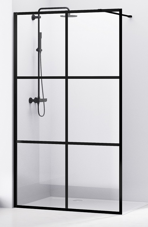 Душевая стенка Volle Malla Negra Walk-In 100х200 с держателем, 18-08-100black set профиль черный матовый (31221)
Душевая стенка Volle Malla Negra Walk-In 100х200 с держателем, 18-08-100black set профиль черный матовый (31221)
