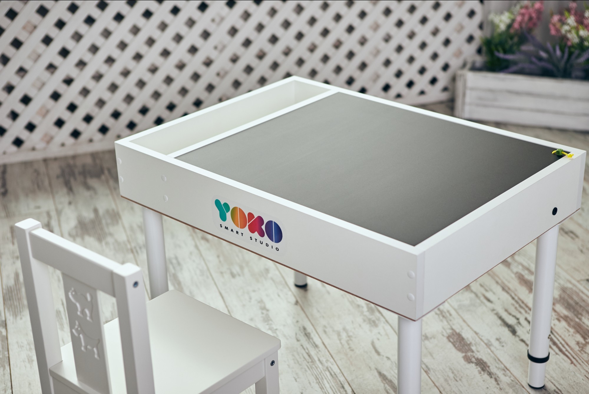 Дитячий світловий Yoko Premium Мапа світу та Грифель стіл для ігор та занять (5360875)
Дитячий світловий Yoko Premium Мапа світу та Грифель стіл для ігор та занять (5360875)