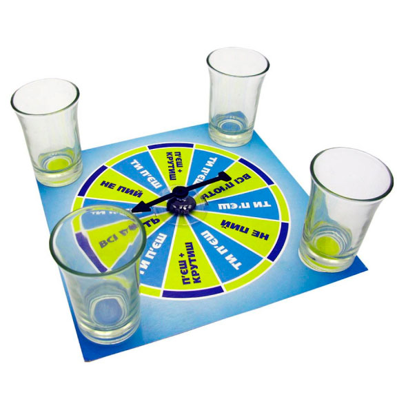 Настольная игра с рюмками крути и пей ЛитрБол Drinking Roulette Safebet 28805-BR-1393
Настольная игра с рюмками крути и пей ЛитрБол Drinking Roulette Safebet 28805-BR-1393
