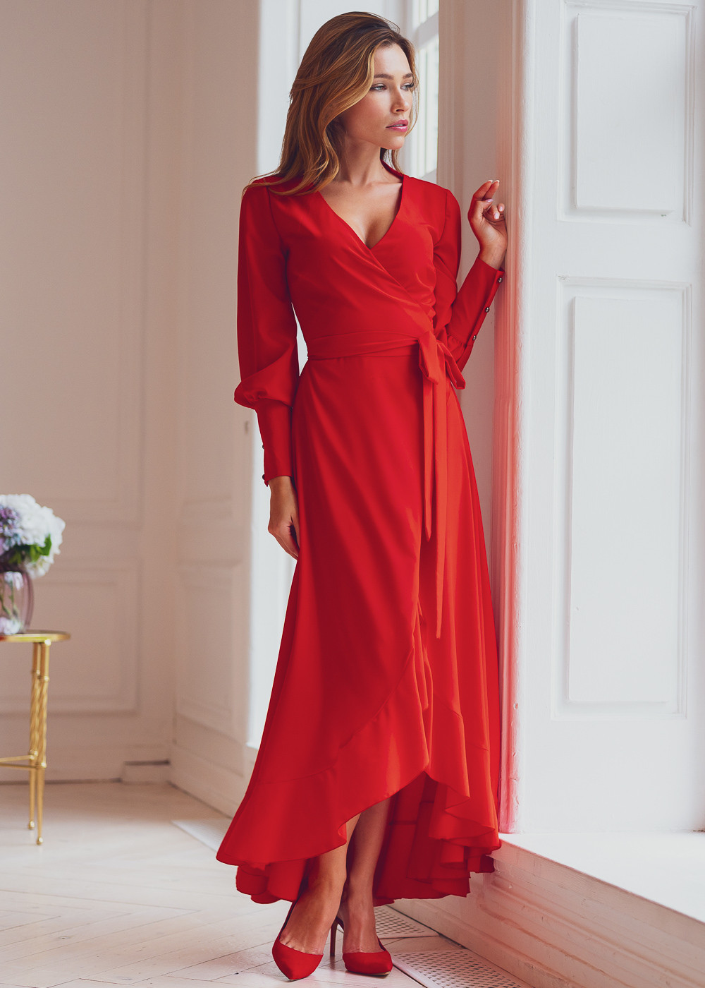 Длинное платье ENME 03248-175  Красный, Длинное платье ENME 03248-175 XL Красный 
Длинное платье ENME 03248-175  Красный, Длинное платье ENME 03248-175 XL Красный