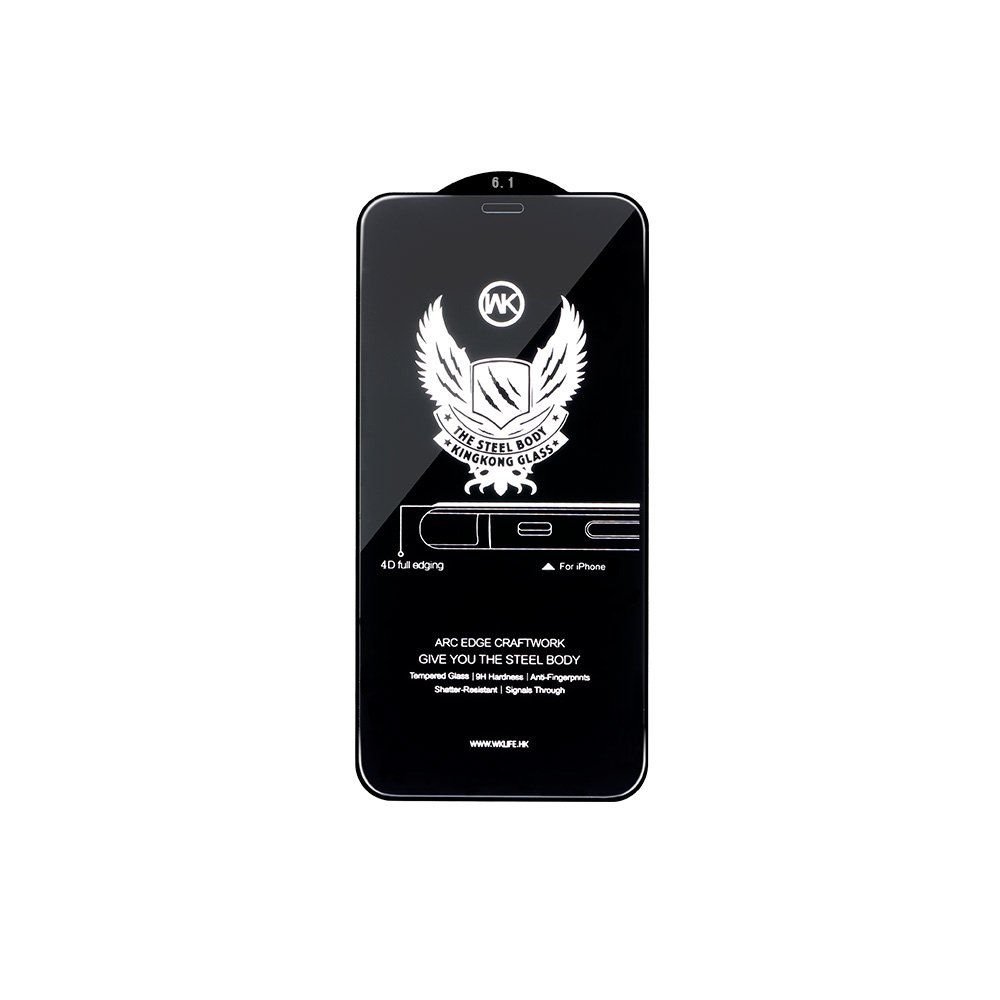 Защитное стекло Wk Design Kingkong 4D Curved Screen Protector Privacy (Slim Pack) для iPhone 12/12 Pro
Защитное стекло Wk Design Kingkong 4D Curved Screen Protector Privacy (Slim Pack) для iPhone 12/12 Pro
