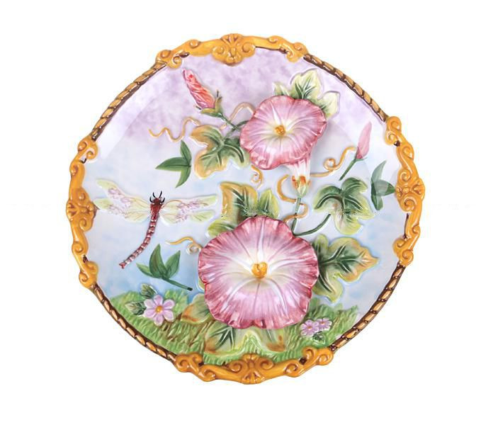 Декоративная тарелка Стрекоза 20 см Sabefet AL45766 
Декоративная тарелка Стрекоза 20 см Sabefet AL45766