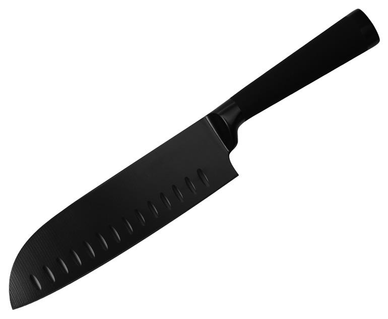 Нож кухонный сантоку Blackblade 11.25см с антибактериальным покрытием Bergner DP38272
Нож кухонный сантоку Blackblade 11.25см с антибактериальным покрытием Bergner DP38272