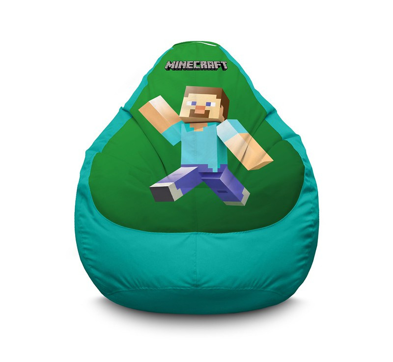 Кресло мешок iPuff "Minecraft Happy Steve Green" Оксфорд XXL (90х125 см) Бирюзовый
Кресло мешок iPuff "Minecraft Happy Steve Green" Оксфорд XXL (90х125 см) Бирюзовый