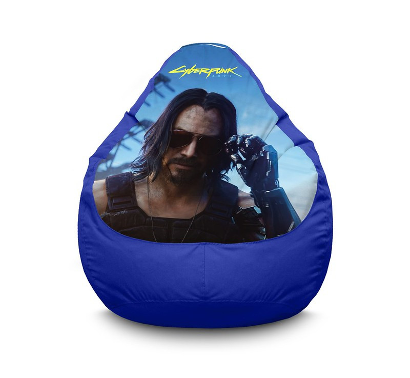 Кресло мешок iPuff "Cyberpunk 2077. Johnny Silverhand" Оксфорд XXL (90х125 см) Синий
Кресло мешок iPuff "Cyberpunk 2077. Johnny Silverhand" Оксфорд XXL (90х125 см) Синий