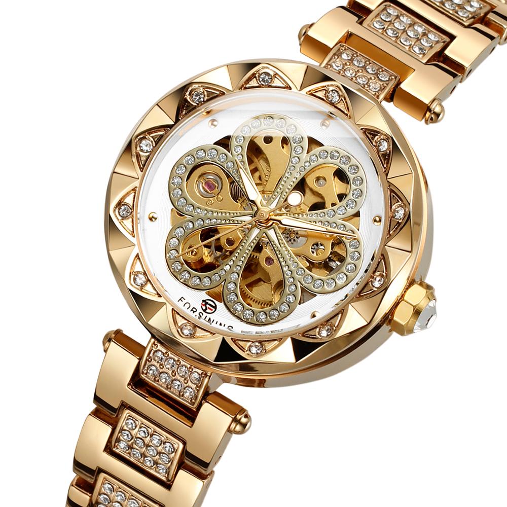 Наручные часы Forsining Flower Diamonds Gold-White женские механические + подарочная упаковка
Наручные часы Forsining Flower Diamonds Gold-White женские механические + подарочная упаковка