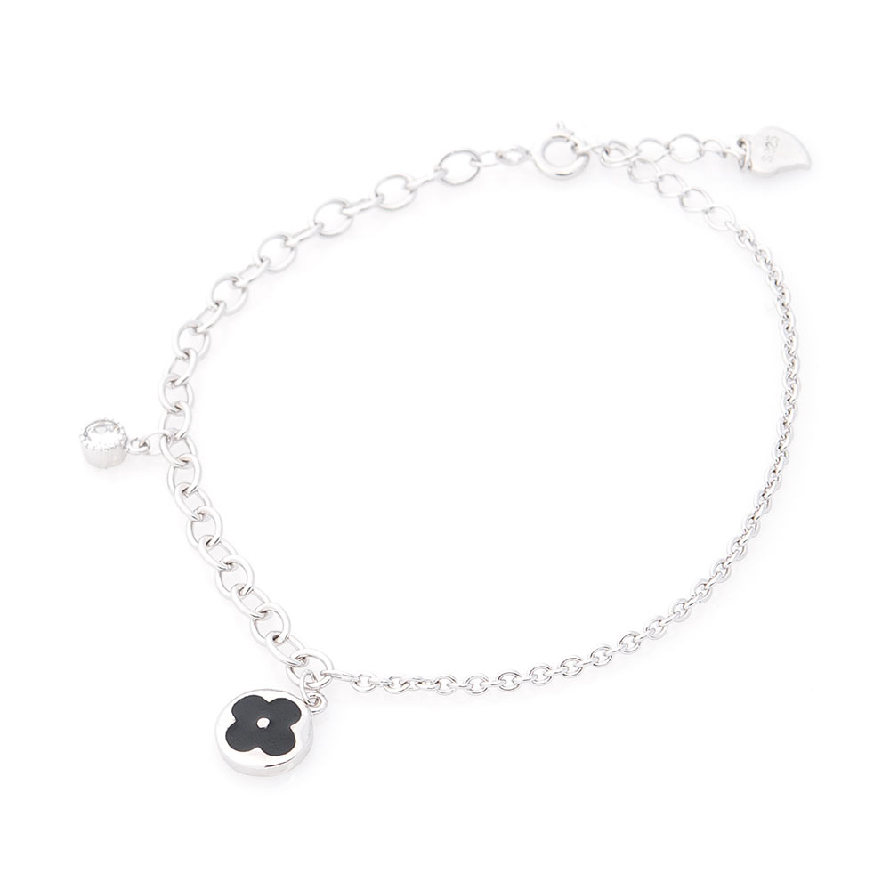 Серебряный браслет ОНИКС «Клевер» с эмалью и фианитами (вес 2.9 г) модели пр-141284-2,9-19
Серебряный браслет ОНИКС «Клевер» с эмалью и фианитами (вес 2.9 г) модели пр-141284-2,9-19