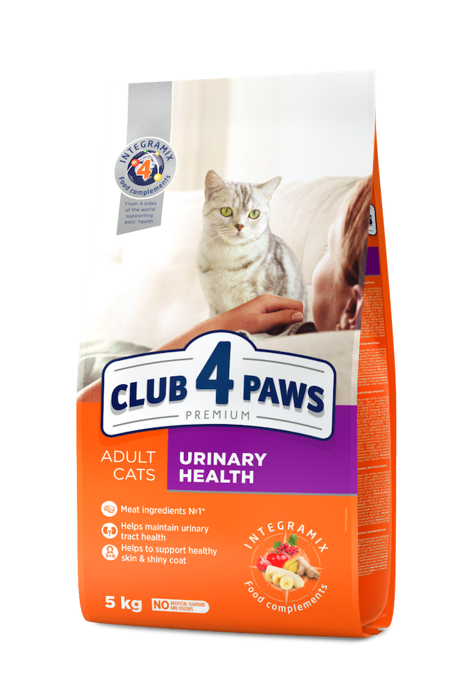 Сухий корм Club 4 Paws для підтримки здоров'я сечовивідної системи котів 5 кг (B4650601)
Сухий корм Club 4 Paws для підтримки здоров'я сечовивідної системи котів 5 кг (B4650601)