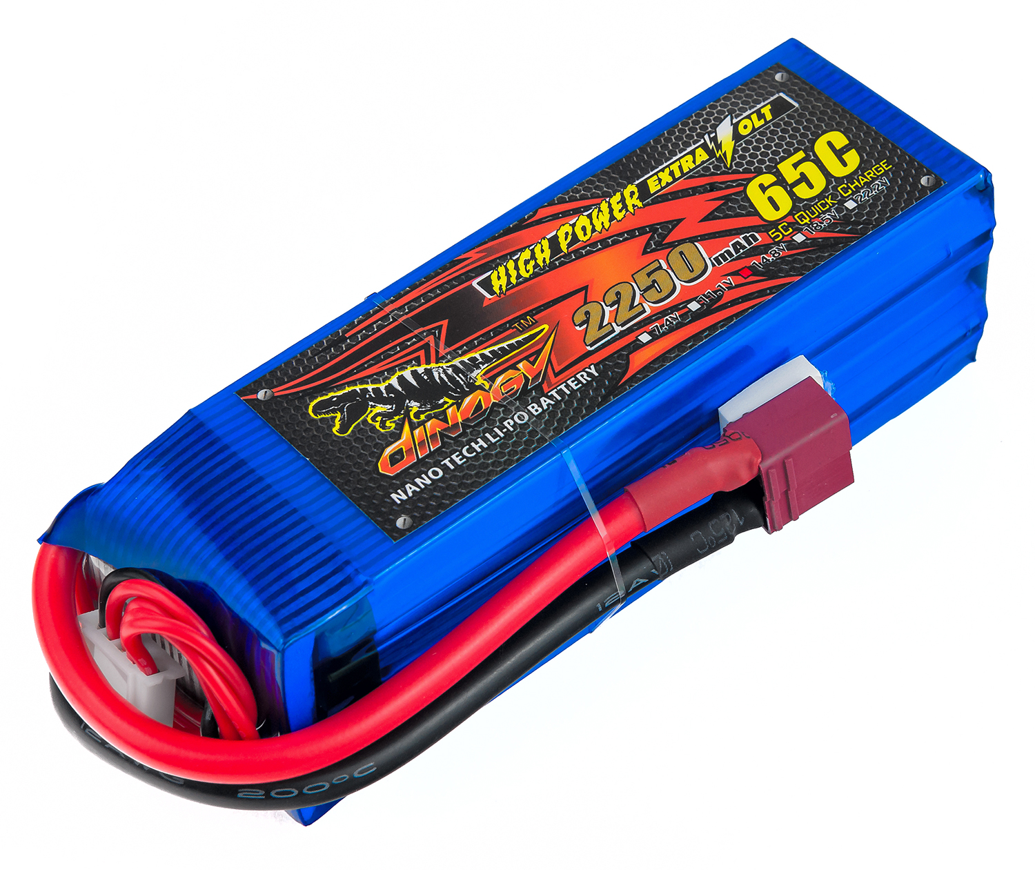 Аккумулятор полимерно-литиевый Dinogy Li-Pol 2250mAh 14.8V 4S 65C 33x35x106мм T-Plug 29770
Аккумулятор полимерно-литиевый Dinogy Li-Pol 2250mAh 14.8V 4S 65C 33x35x106мм T-Plug 29770