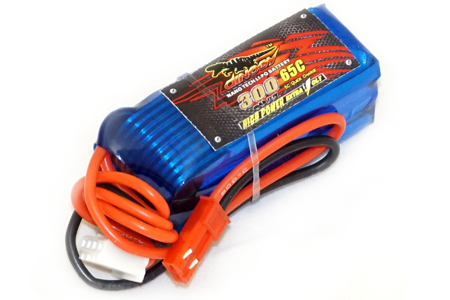 Аккумулятор полимерно-литиевый Dinogy Li-Pol 300mAh 11.1V 3S 65C JST 44x17x21мм 29774
Аккумулятор полимерно-литиевый Dinogy Li-Pol 300mAh 11.1V 3S 65C JST 44x17x21мм 29774