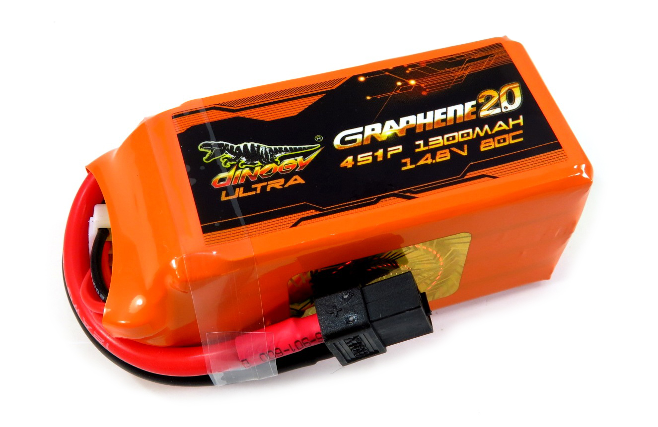 Аккумулятор полимерно-литиевый Dinogy ULTRA G2.0 Li-Pol 1300mAh 14.8V 4S 80C XT60 70x34x33мм 29804
Аккумулятор полимерно-литиевый Dinogy ULTRA G2.0 Li-Pol 1300mAh 14.8V 4S 80C XT60 70x34x33мм 29804