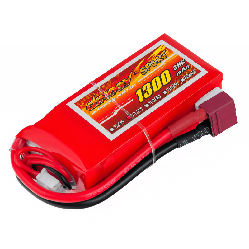 Аккумулятор Dinogy Li-Pol 1300mAh 11.1V 3S 30C 22x35x75мм T-Plug (DLC-3S1300D-T)
Аккумулятор Dinogy Li-Pol 1300mAh 11.1V 3S 30C 22x35x75мм T-Plug (DLC-3S1300D-T)