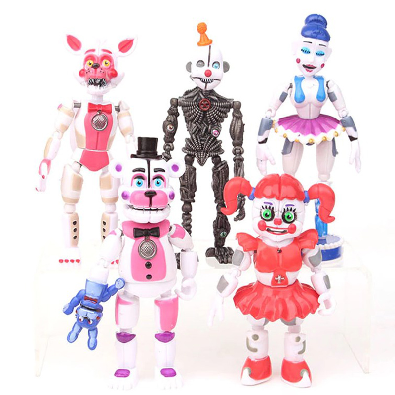 Игровой набор Five Nights at Freddy's 5 героев 5 ночей с Фредди 15 см (Аниматроники Фнаф)
Игровой набор Five Nights at Freddy's 5 героев 5 ночей с Фредди 15 см (Аниматроники Фнаф)