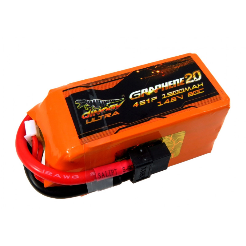 Аккумулятор Dinogy ULTRA G2.0 Li-Pol 1500mAh 14.8V 4S 80C XT60 (DLC-4S1500XTU-XT)
Аккумулятор Dinogy ULTRA G2.0 Li-Pol 1500mAh 14.8V 4S 80C XT60 (DLC-4S1500XTU-XT)