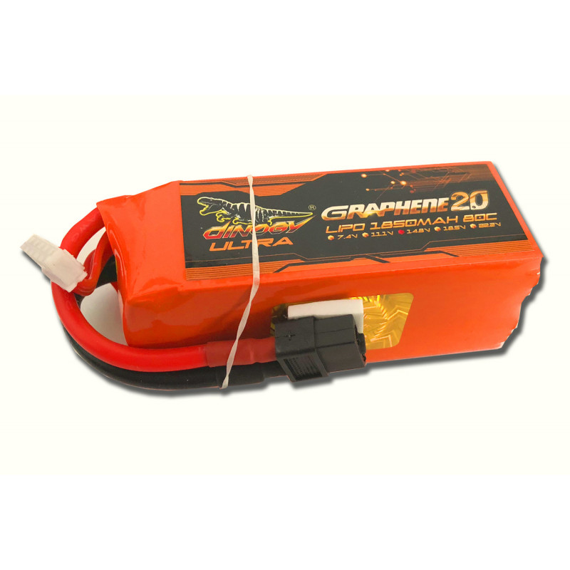 Аккумулятор Dinogy ULTRA G2.0 Li-Pol 1850mAh 14.8V 4S 80C XT60 (DLC-4S1850XTU-XT)
Аккумулятор Dinogy ULTRA G2.0 Li-Pol 1850mAh 14.8V 4S 80C XT60 (DLC-4S1850XTU-XT)
