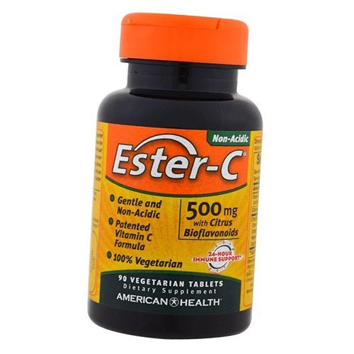 Эстер С с Цитрусовыми Биофлавоноидами, Ester-C 500 with Citrus Bioflavonoids, American Health 90вегтаб (36471003)
Эстер С с Цитрусовыми Биофлавоноидами, Ester-C 500 with Citrus Bioflavonoids, American Health 90вегтаб (36471003)