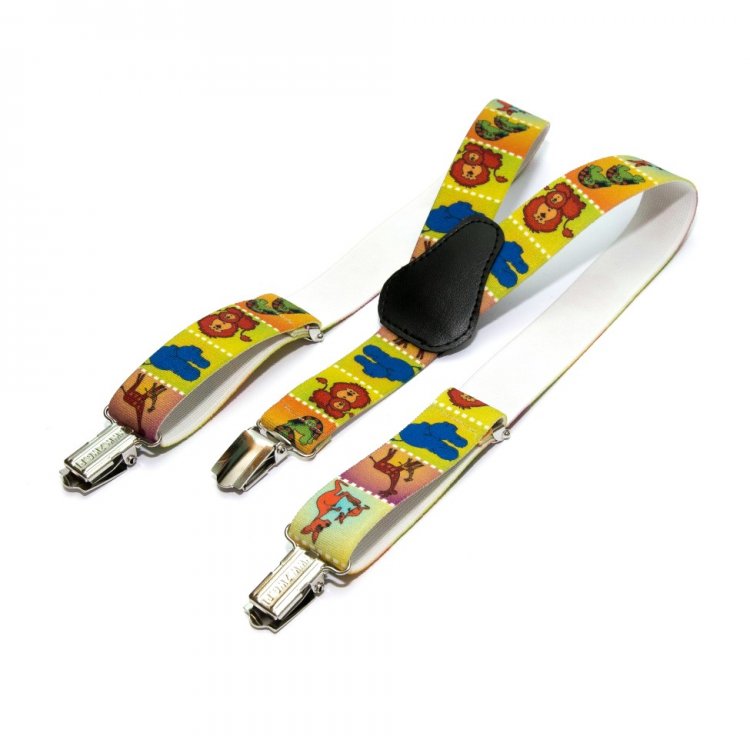 Детские подтяжки Gofin suspenders Cтрейч-ткань Со зверюшками Разноцветные (Pbd-084) 5248524
Детские подтяжки Gofin suspenders Cтрейч-ткань Со зверюшками Разноцветные (Pbd-084) 5248524