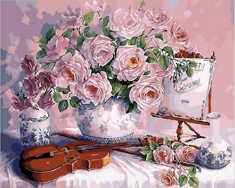 Картина по номерам Скрипка и розовый букет. Худ. Триша Хардвик, 40x50 см., Mariposa
Картина по номерам Скрипка и розовый букет. Худ. Триша Хардвик, 40x50 см., Mariposa