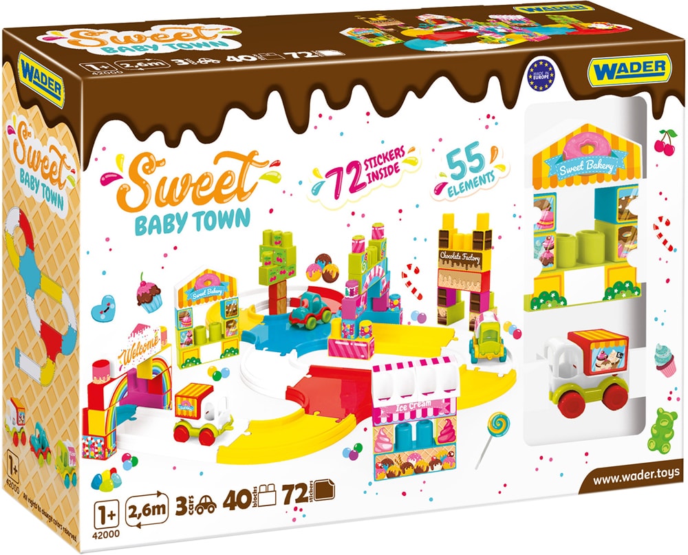 Трасса с конструктором Wader Sweet Baby Town Сладкий городок (42000) (5900694420007)
Трасса с конструктором Wader Sweet Baby Town Сладкий городок (42000) (5900694420007)