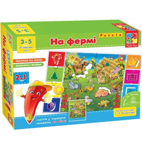 На ферме - настольная игра (укр. язык), Vladi Toys, на украинском языке (12-10357)
На ферме - настольная игра (укр. язык), Vladi Toys, на украинском языке (12-10357)
