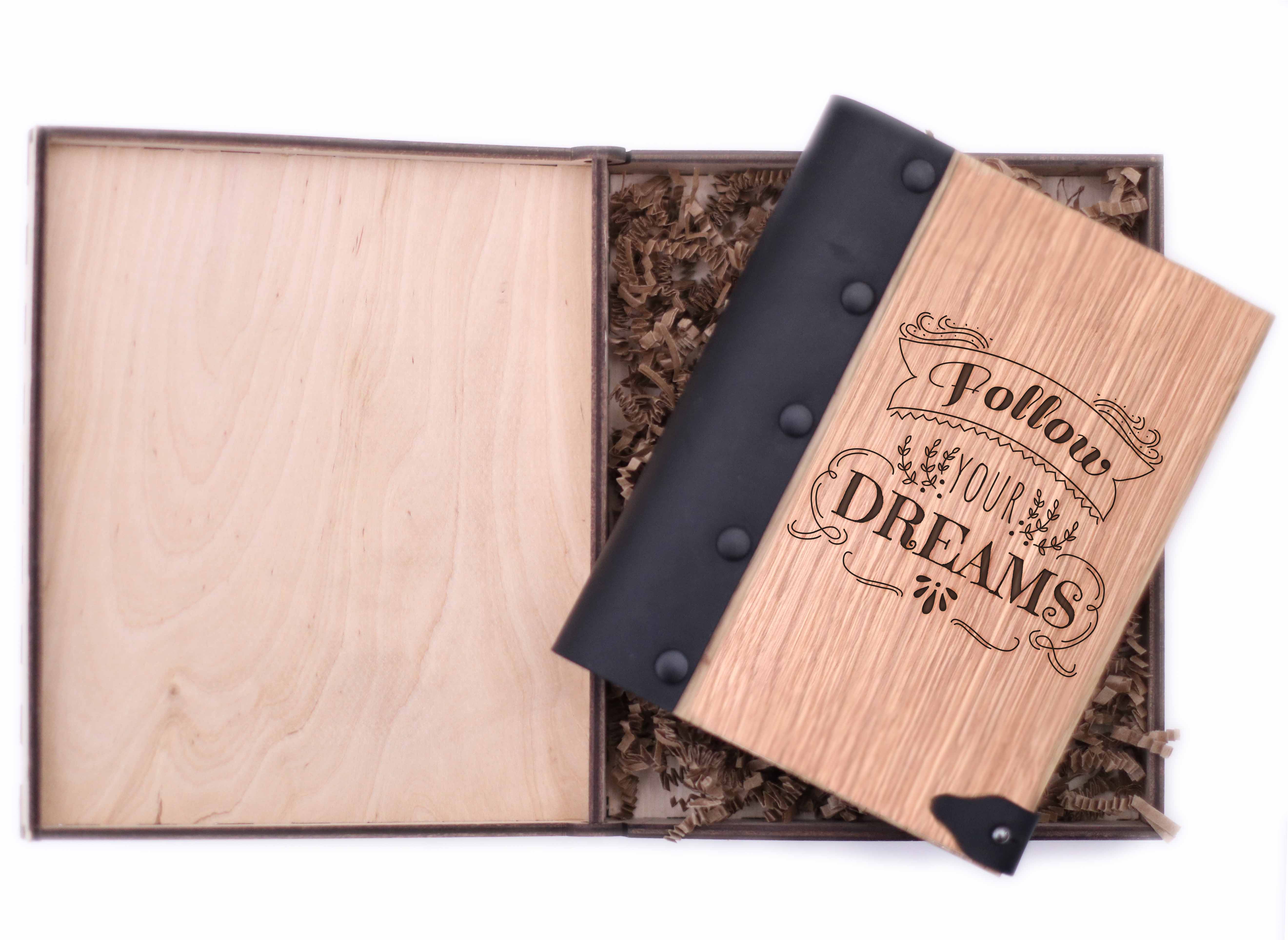 Блокнот WOODEN NOTEBOOK Follow Your Dreams Деревянная обложка А6 в точку 80 листов (WN0048)
Блокнот WOODEN NOTEBOOK Follow Your Dreams Деревянная обложка А6 в точку 80 листов (WN0048)