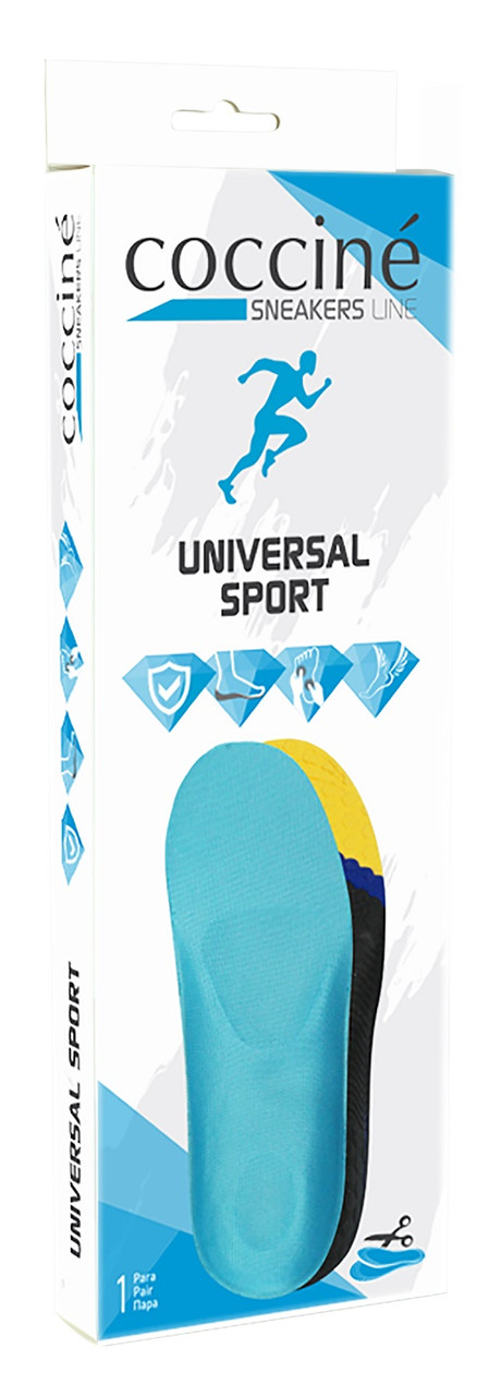 Стельки анатомическая вырезная Coccine UNIVERSAL SPORT для активных людей размер 44-47 6657/25/44/47
Стельки анатомическая вырезная Coccine UNIVERSAL SPORT для активных людей размер 44-47 6657/25/44/47