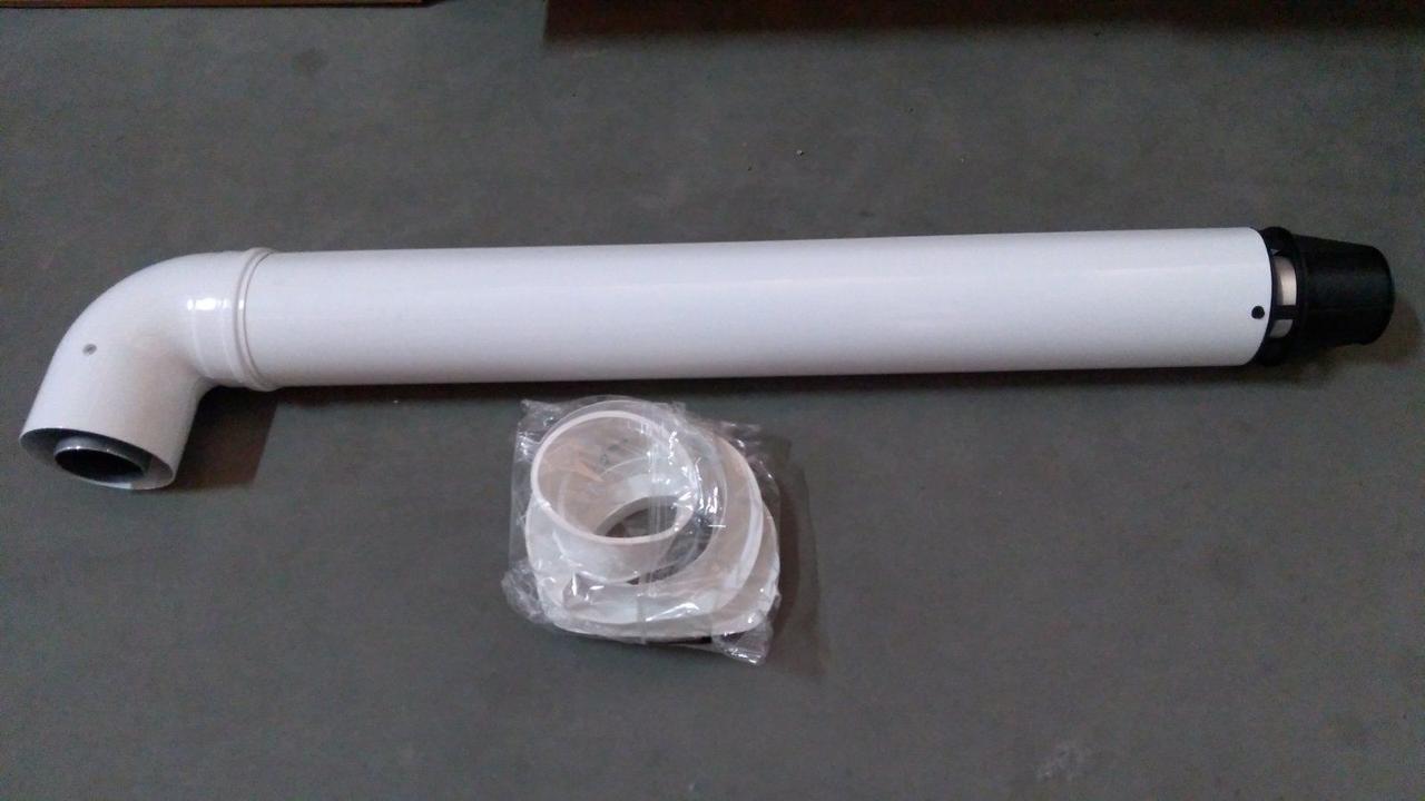 Дымоход коаксиальный 750 мм, 60/100 мм, с коленом 71.M17.00.04 Saunier Duval (000020309)
Дымоход коаксиальный 750 мм, 60/100 мм, с коленом 71.M17.00.04 Saunier Duval (000020309)