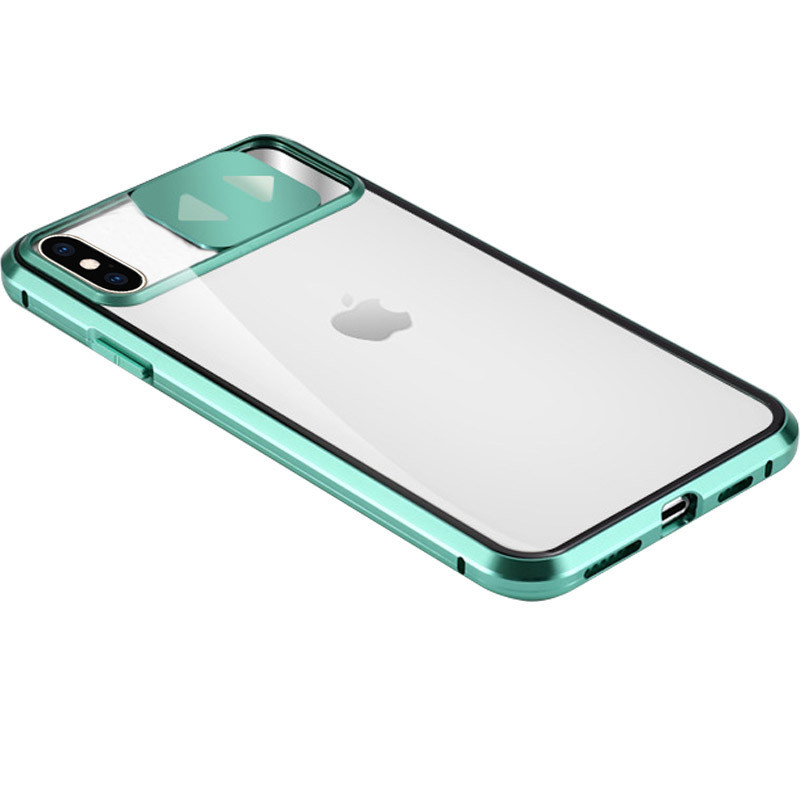 Чехол Epik Camshield 360 Metall+Glass со шторкой для камеры для Apple iPhone X/XS (5.8") Зеленый
Чехол Epik Camshield 360 Metall+Glass со шторкой для камеры для Apple iPhone X/XS (5.8") Зеленый