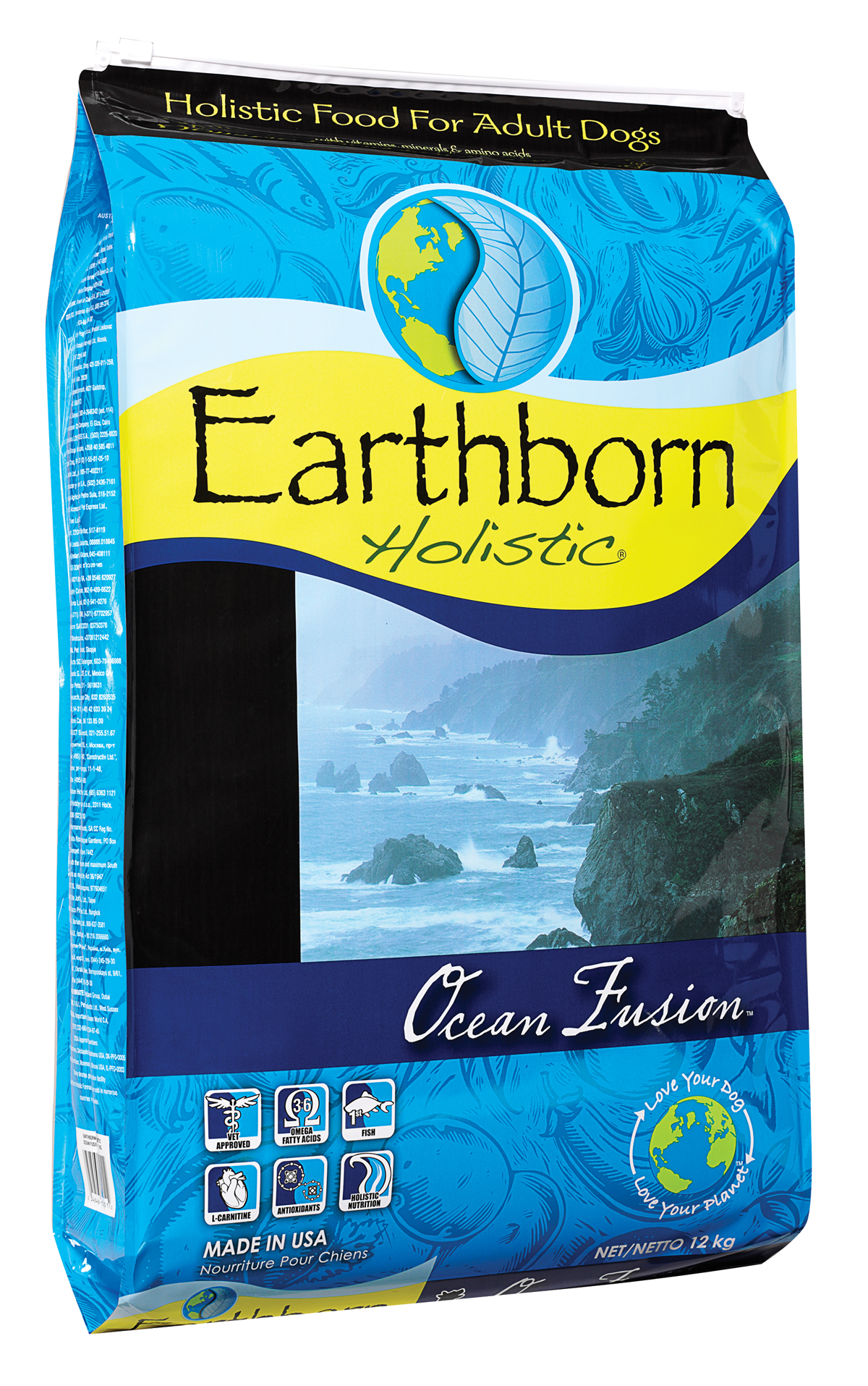 Сухой корм Earthborn Holistic Dog Ocean Fusion для взрослых собак всех пород и возрастов белая рыба 12 кг
Сухой корм Earthborn Holistic Dog Ocean Fusion для взрослых собак всех пород и возрастов белая рыба 12 кг