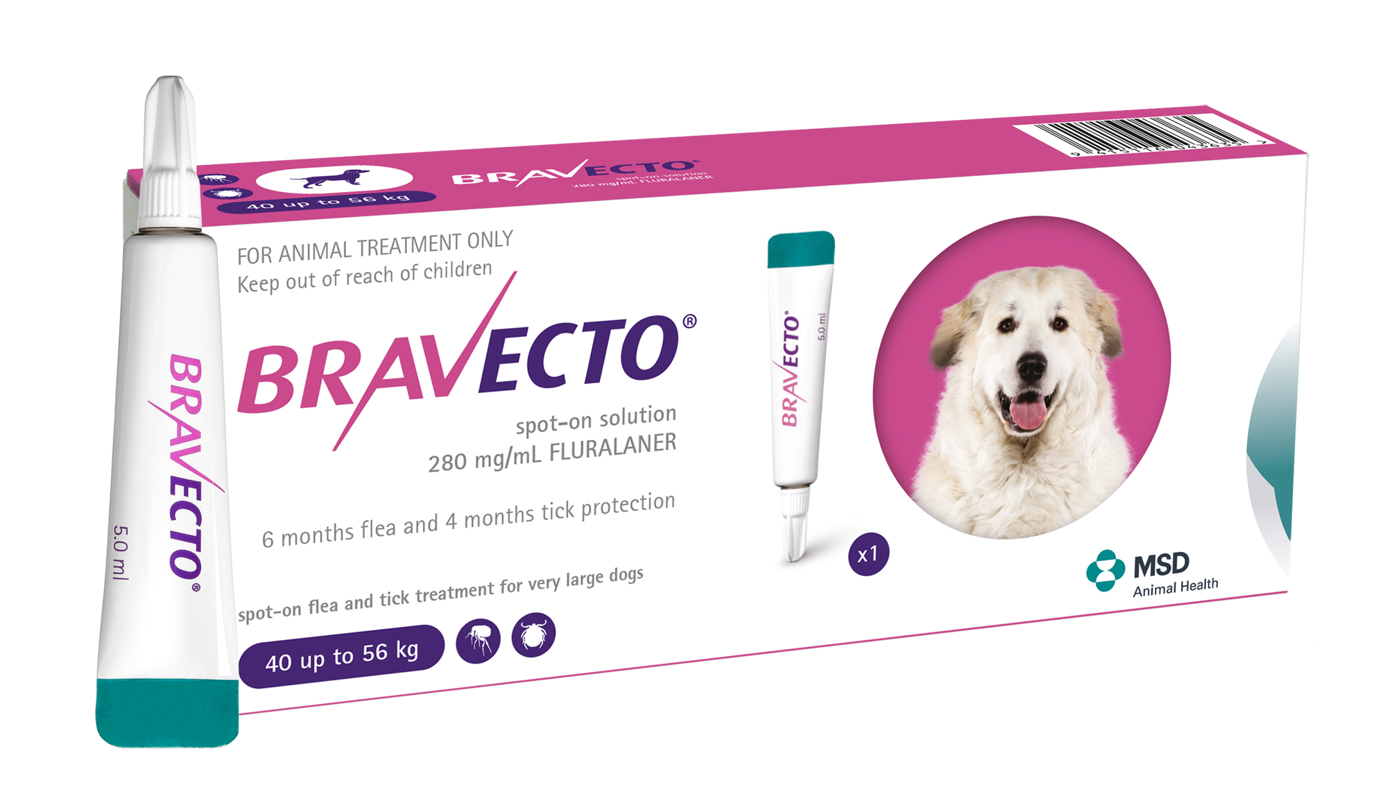 Капли от блох клещей Bravecto Бравекто SPOT-ON для собак защита на 12 недель 40-56 кг
Капли от блох клещей Bravecto Бравекто SPOT-ON для собак защита на 12 недель 40-56 кг