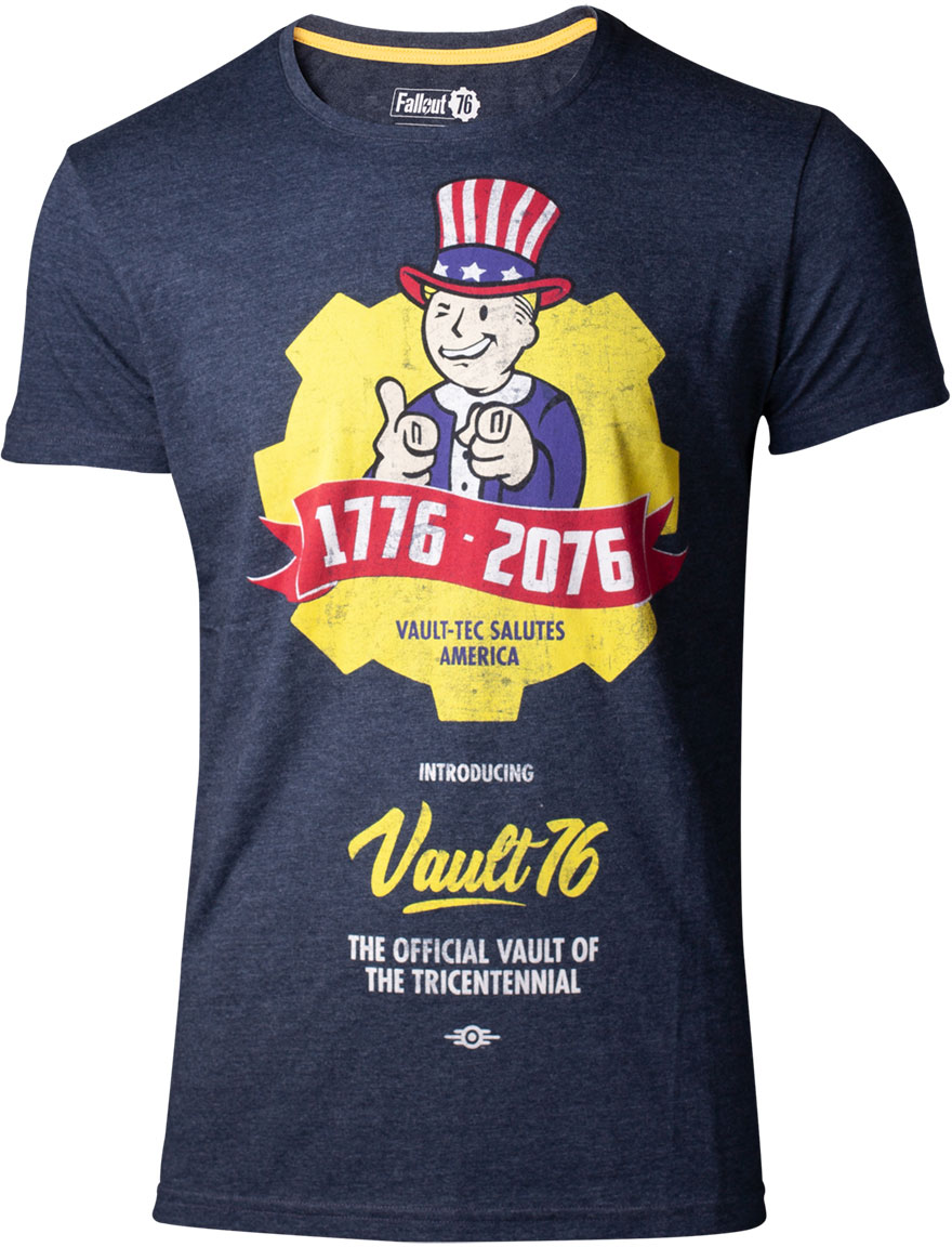 Футболка Difuzed Fallout 76 - Vault 76 Poster Men's T-shirt - S Синяя (TS444557FAL-S)
Футболка Difuzed Fallout 76 - Vault 76 Poster Men's T-shirt - S Синяя (TS444557FAL-S)