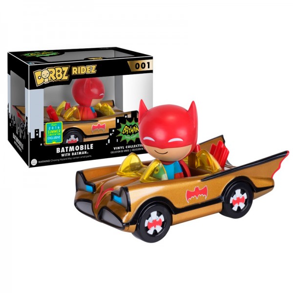 Фигурка Funko Vinyl Sugar Dorbz Ridez - Batman #66 Gold Batmobile w/Batman Collectible Figure Set , 7183, 10 см
Фигурка Funko Vinyl Sugar Dorbz Ridez - Batman #66 Gold Batmobile w/Batman Collectible Figure Set , 7183, 10 см