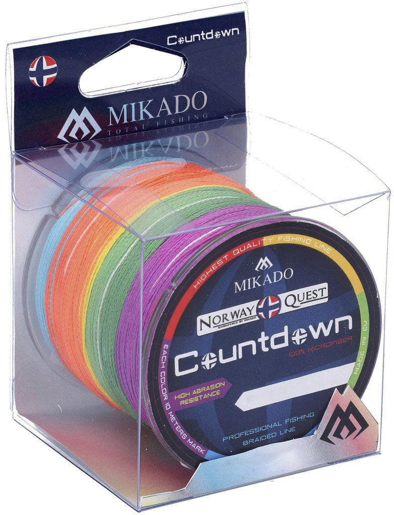 Шнур Mikado Norway Quest Countdown 300 м 0.30 мм 29.70 кг Multicolor (Z46M-030-300)
Шнур Mikado Norway Quest Countdown 300 м 0.30 мм 29.70 кг Multicolor (Z46M-030-300)