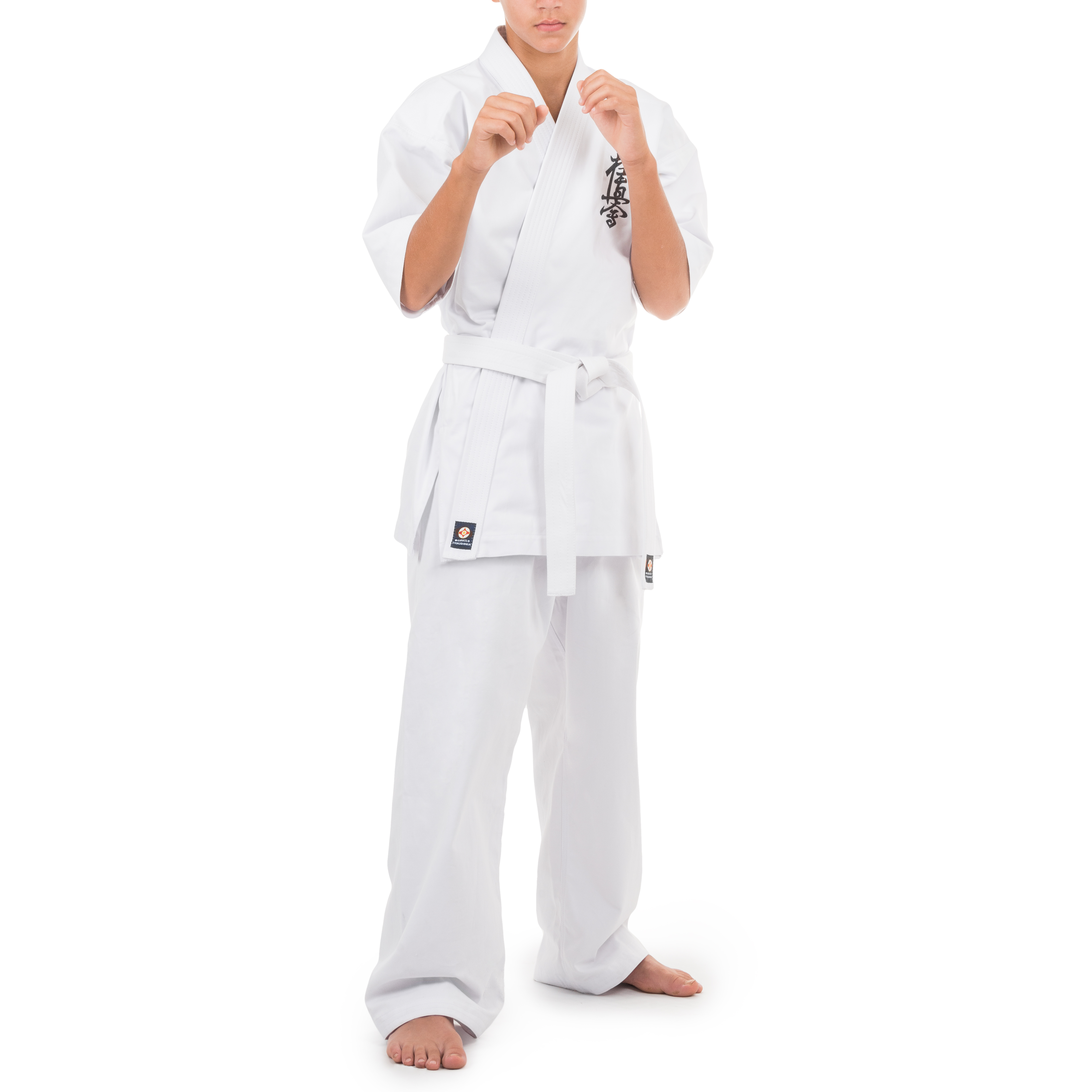 Кимоно для киокушин карате Kyokushin Professional Gi 10 oz на рост 132-140см с зеленым поясом
Кимоно для киокушин карате Kyokushin Professional Gi 10 oz на рост 132-140см с зеленым поясом
