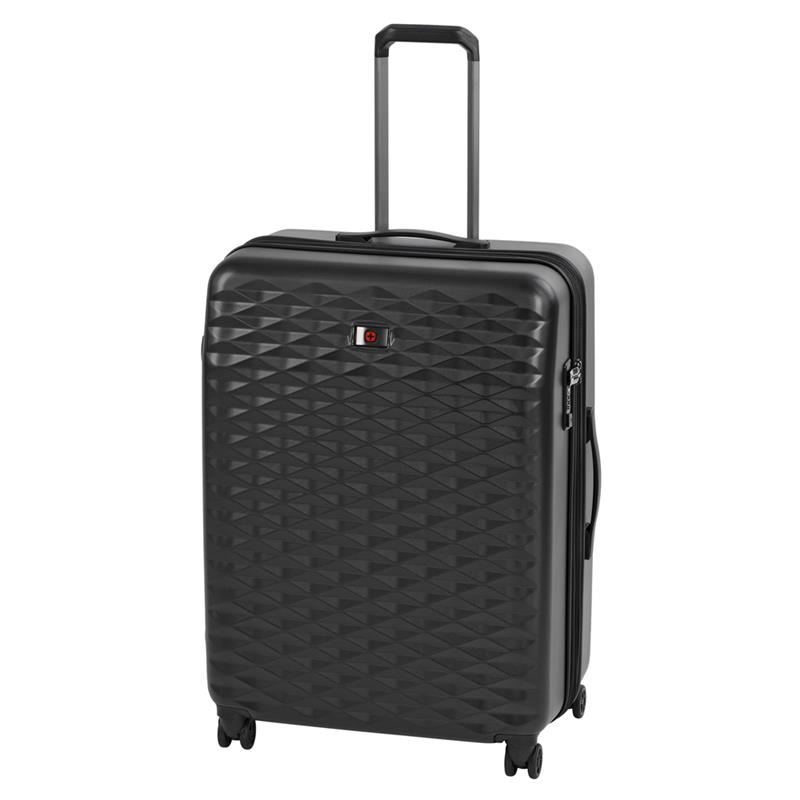 Чемодан пластиковый Wenger, Lumen 28", большой, 4 колеса, (чёрный) (604342)
Чемодан пластиковый Wenger, Lumen 28", большой, 4 колеса, (чёрный) (604342)
