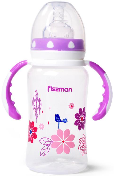 Бутылочка детская для кормления Fissman Babies Цветочки 300мл с ручками Fissman FN-6898
Бутылочка детская для кормления Fissman Babies Цветочки 300мл с ручками Fissman FN-6898