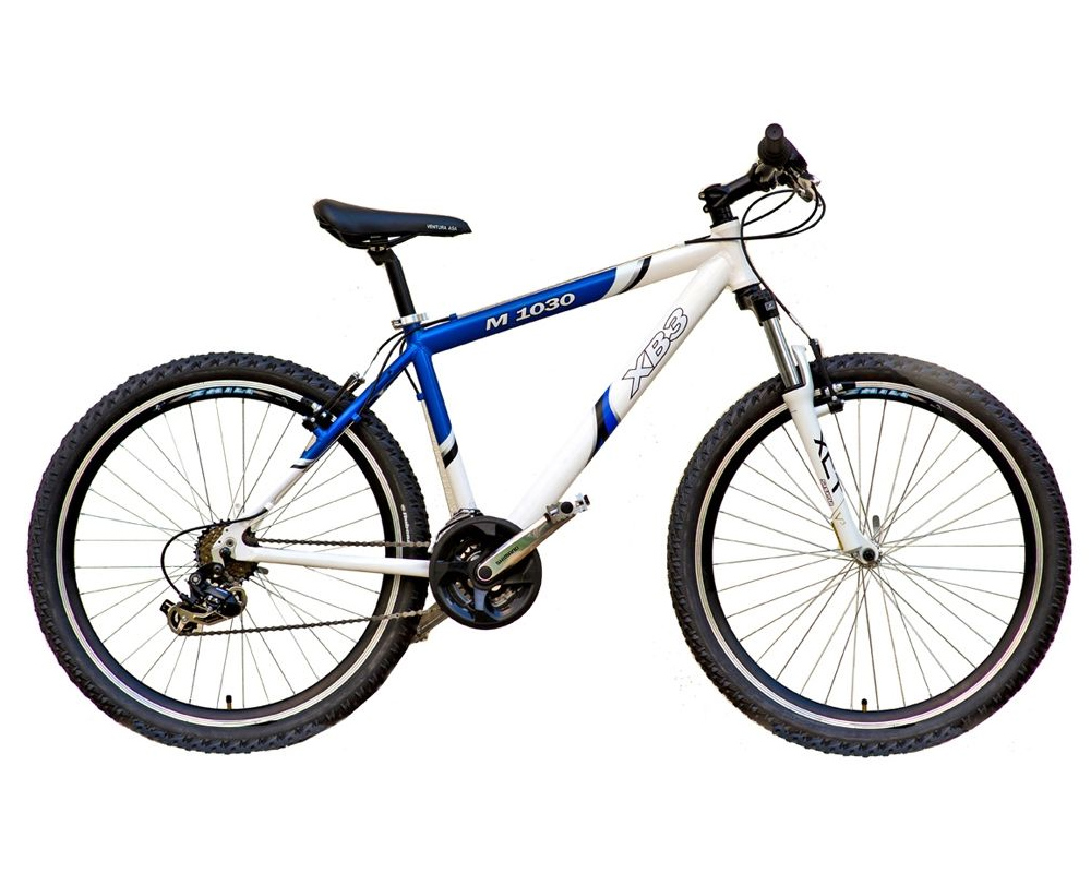 Велосипед многоскоростной ХВЗ 26" M-1030 Бело-синий 
Велосипед многоскоростной ХВЗ 26" M-1030 Бело-синий