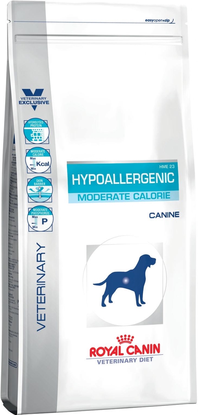 Сухой корм Royal Canin Hypoallergenic Moderate Calorie HME 23 Canine при пищевой аллергии или непереносимости пожилым собакам страдающих избыточным весом, 1.5 кг
Сухой корм Royal Canin Hypoallergenic Moderate Calorie HME 23 Canine при пищевой аллергии или непереносимости пожилым собакам страдающих избыточным весом, 1.5 кг