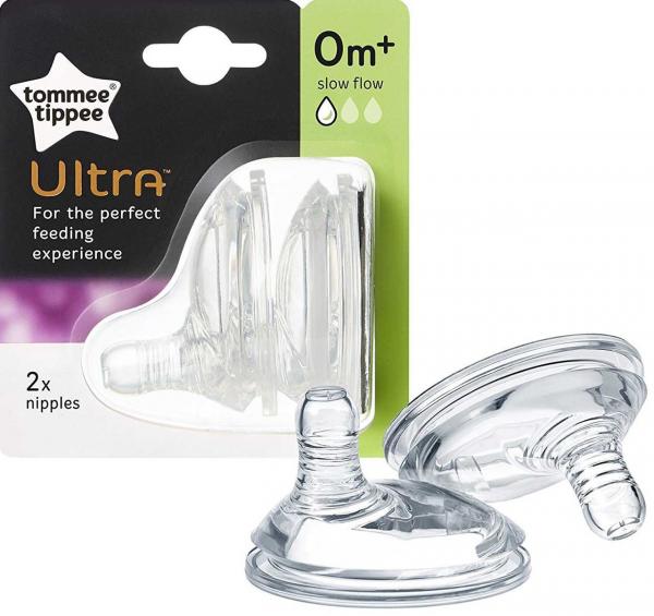 Соска на бутылку Tommee Tippee Ultra Медленный поток 2шт (42400568) (17389)
Соска на бутылку Tommee Tippee Ultra Медленный поток 2шт (42400568) (17389)